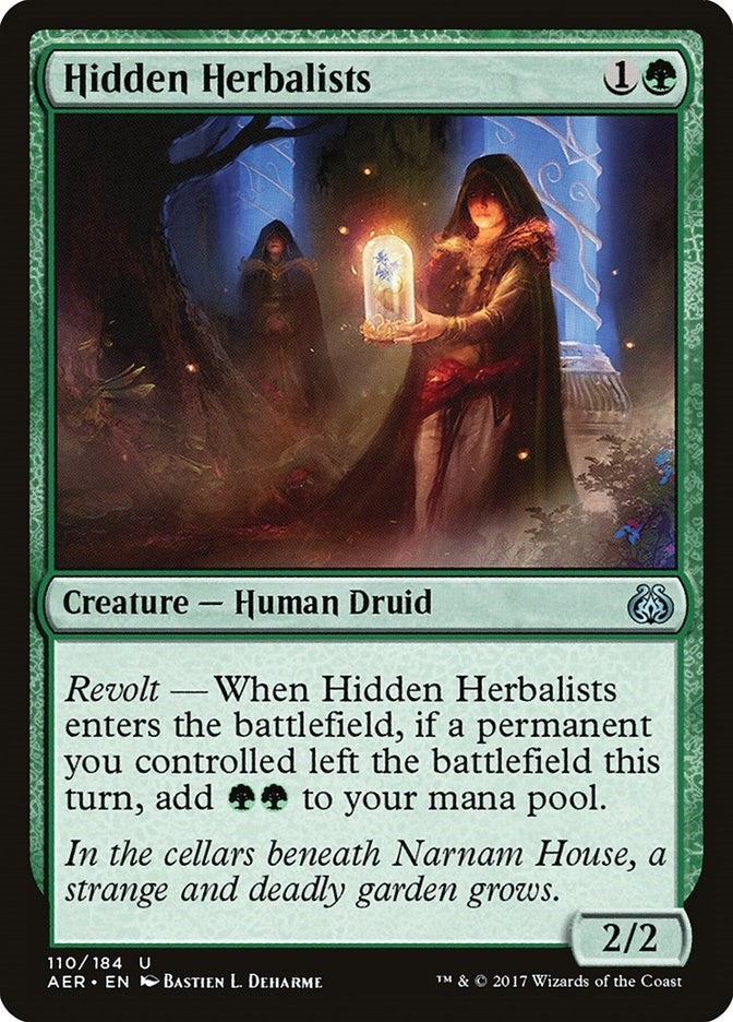 Hidden Herbalists (110) [AER] - MTG Single