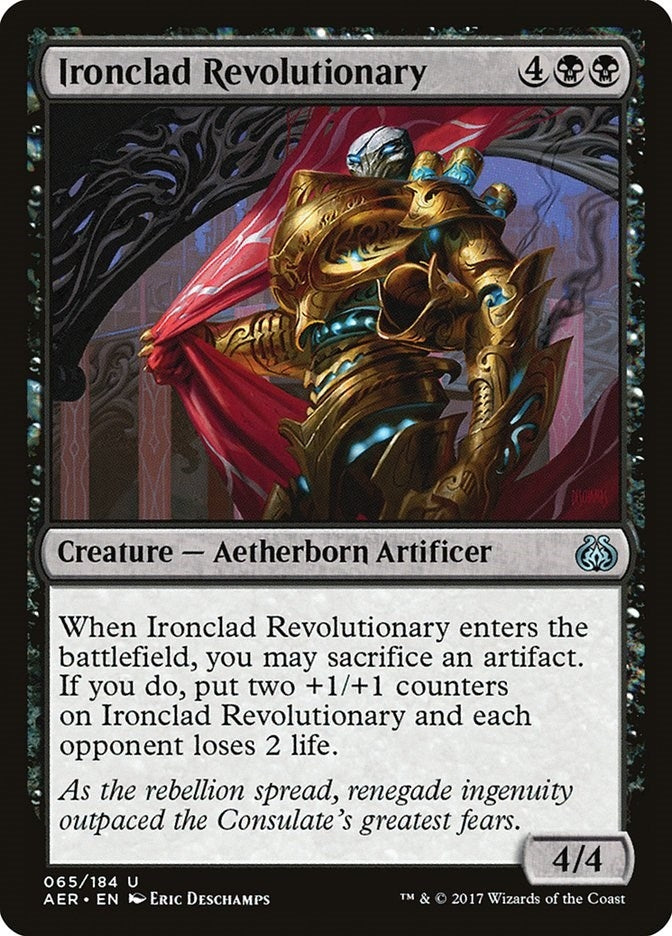 Ironclad Revolutionary (65) [AER] - MTG Single