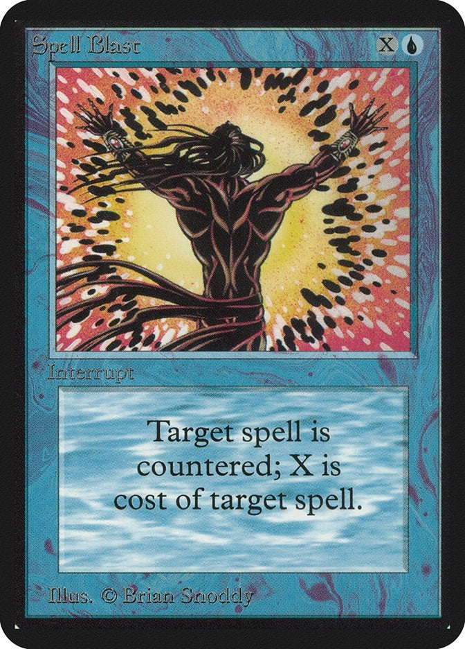 Spell Blast [LEA] - MTG Single