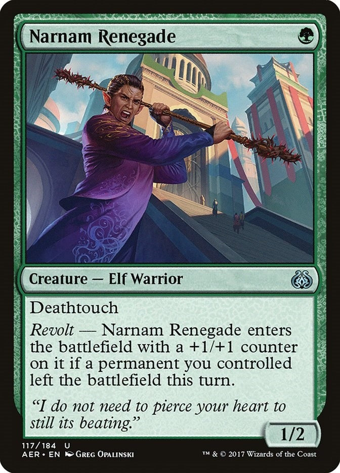 Narnam Renegade (117) [AER] - MTG Single