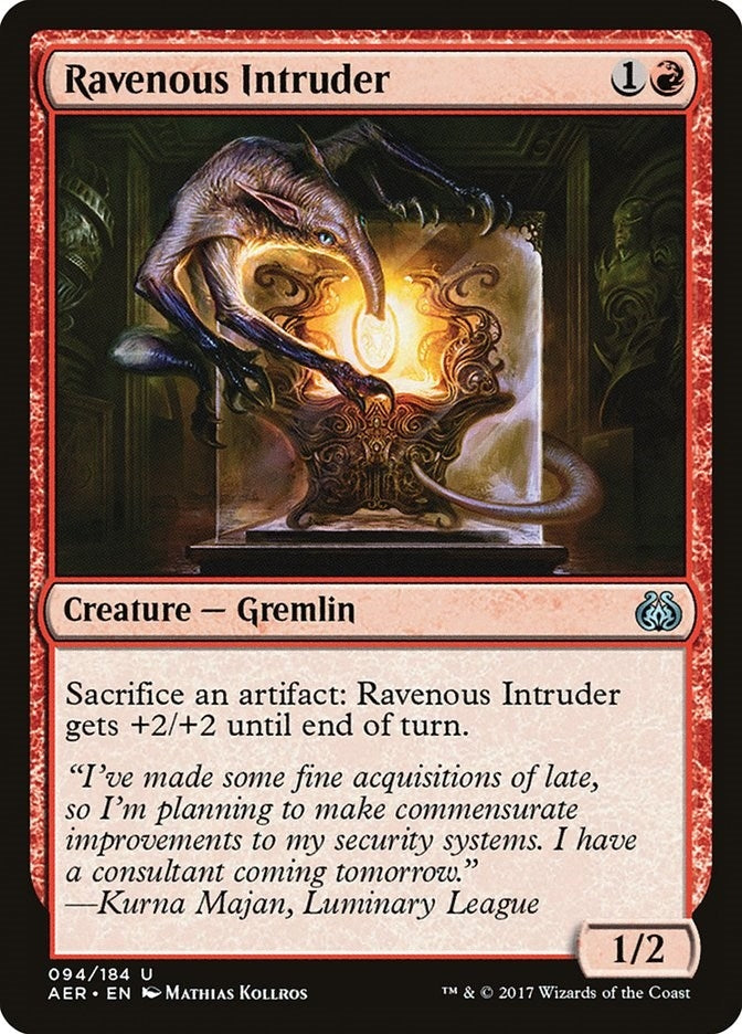 Ravenous Intruder (94) [AER] - MTG Single
