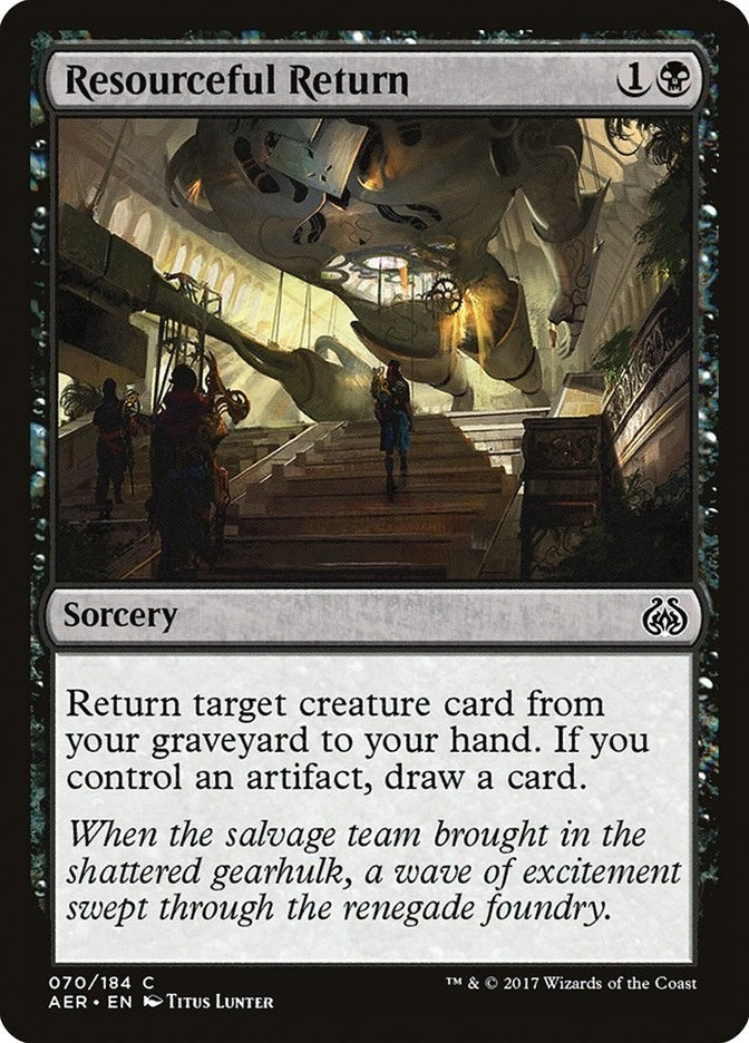 Resourceful Return (70) [AER] - MTG Single