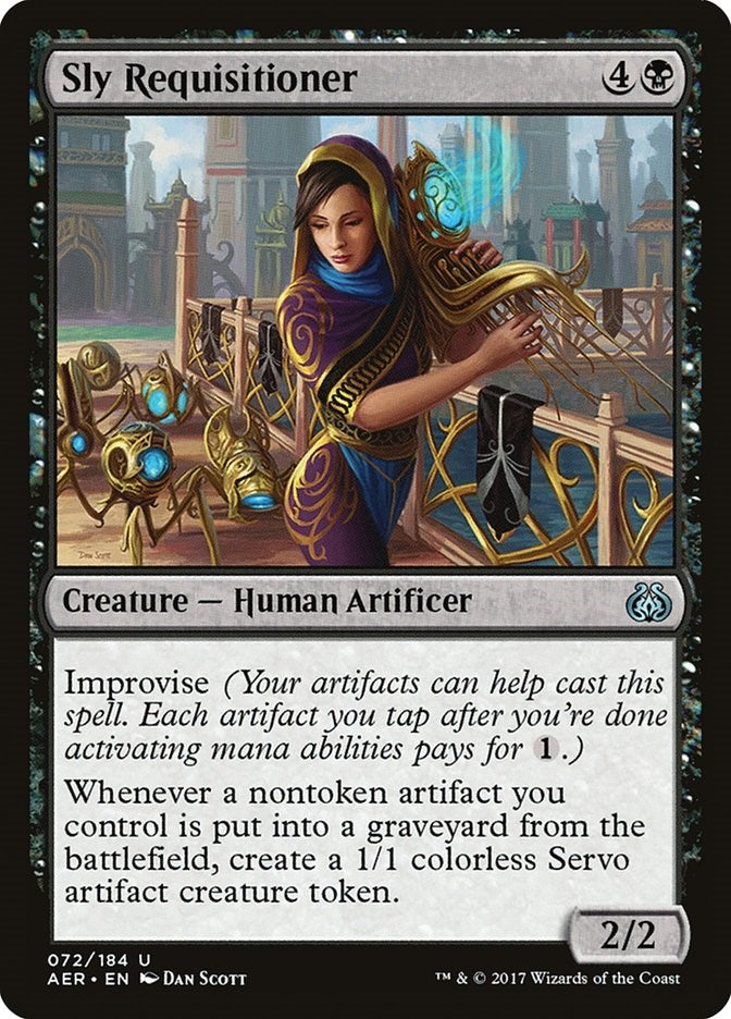 Sly Requisitioner (72) [AER] - MTG Single