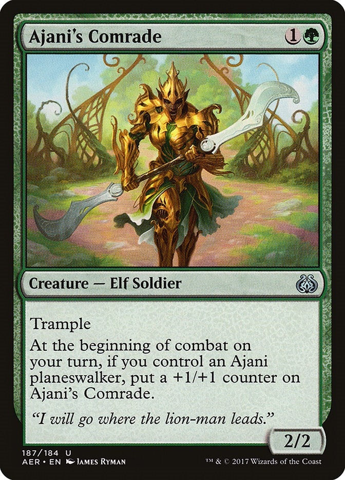 Ajani’s Comrade (187) [AER] - MTG Single