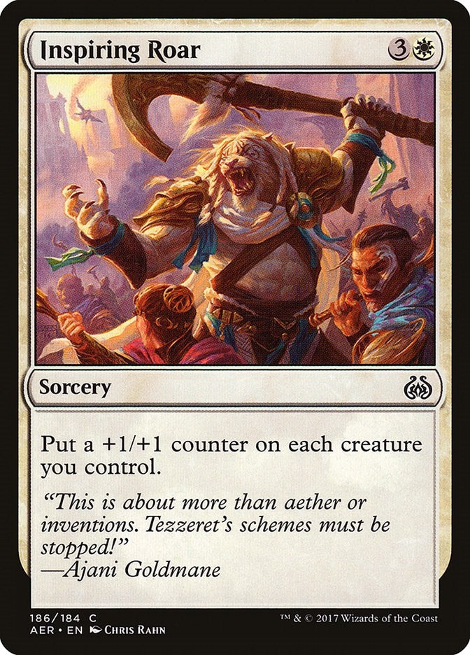 Inspiring Roar (186) [AER] - MTG Single