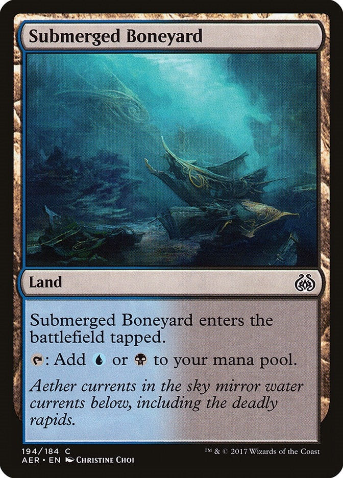 Submerged Boneyard (194) [AER] - MTG Single