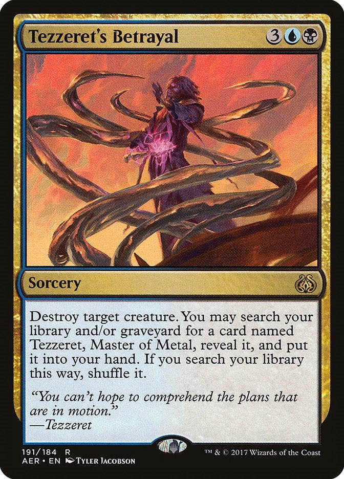 Tezzeret’s Betrayal (191) [AER] - MTG Single
