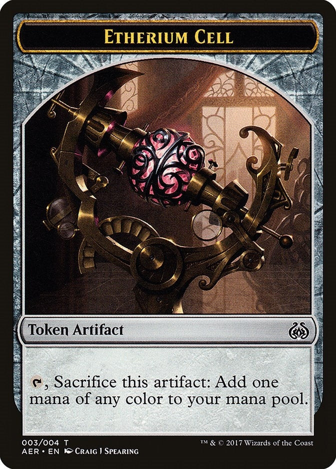 Etherium Cell Token (0) [AER] - MTG Single