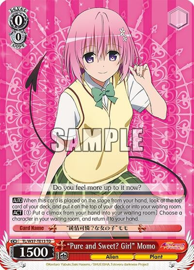 ’Pure and Sweet? Girl’ Momo (3713) [TL/W37] - Weiss Schwarz Single