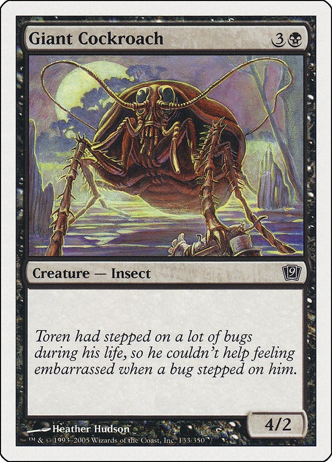 Giant Cockroach (133) [9ED] - MTG Single