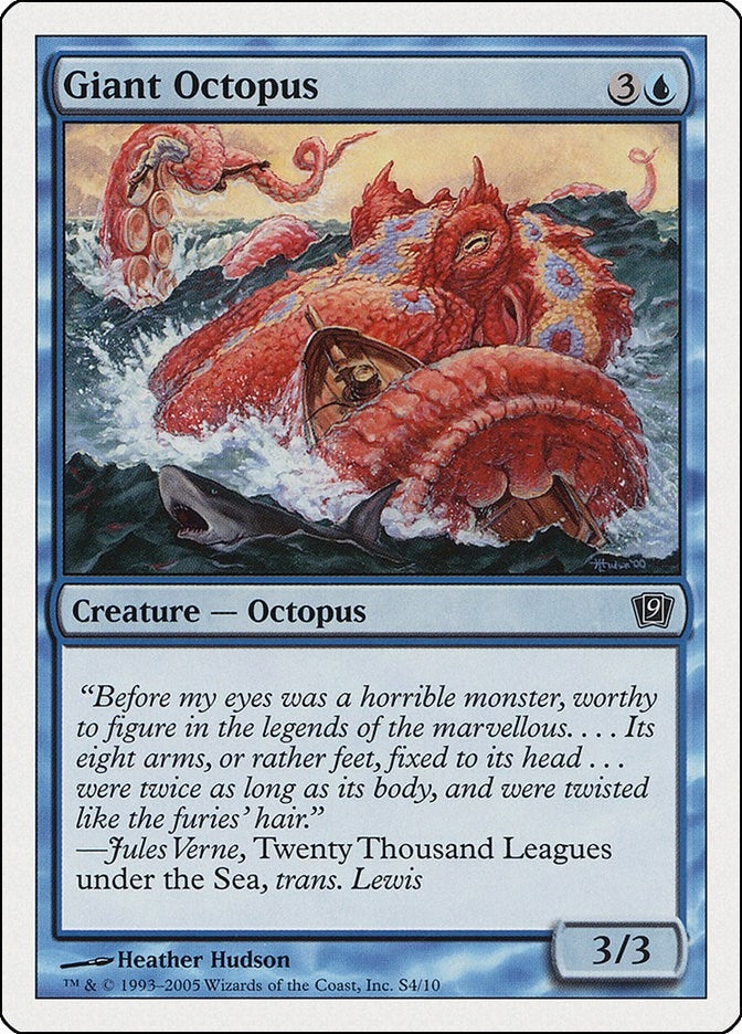 Giant Octopus (4) [9ED] - MTG Single