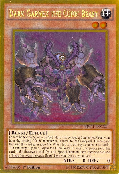 Dark Garnex the Cubic Beast (133) (MVP1-ENG) - YuGiOh Single