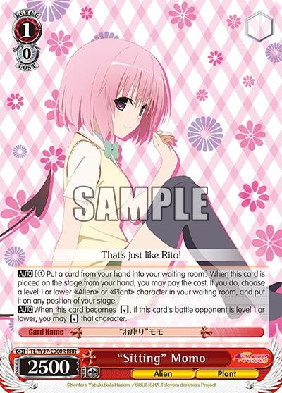 ’Sitting’ Momo (RRR) (37060) [TL/W37] - Weiss Schwarz Single