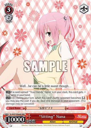 ’Sitting’ Nana (RRR) (37064) [TL/W37] - Weiss Schwarz Single