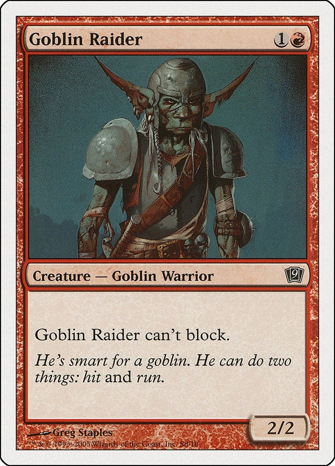 Goblin Raider (8) [9ED] - MTG Single