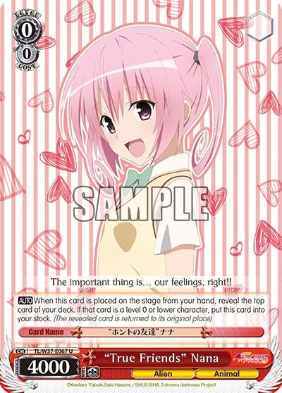 ’True Friends’ Nana (37067) [TL/W37] - Weiss Schwarz Single