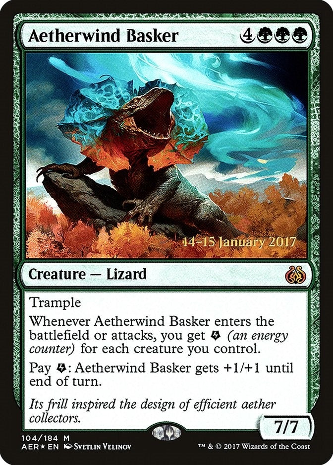 Aetherwind Basker (104) [PRE] - MTG Single