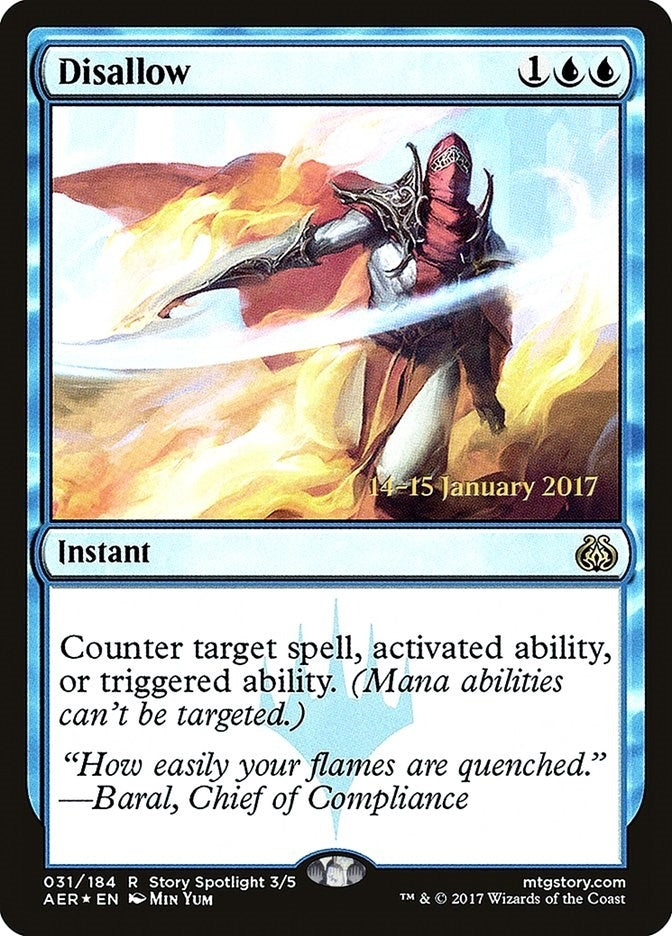Disallow (31) [PRE] - MTG Single