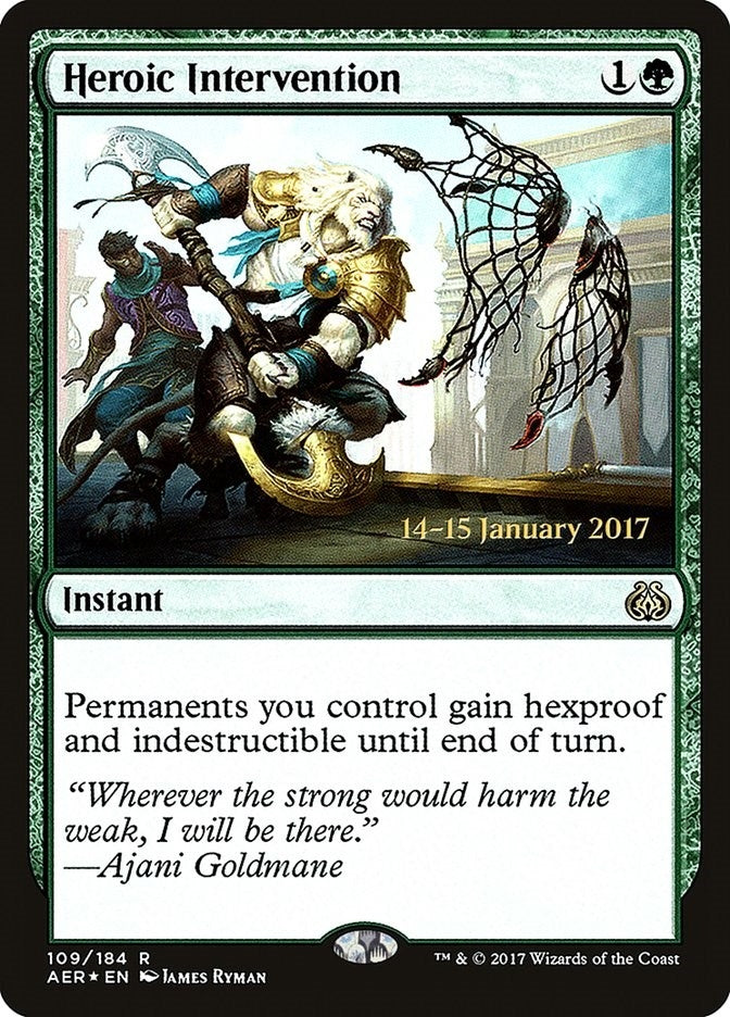 Heroic Intervention (AER) (109) [PRE] - MTG Single
