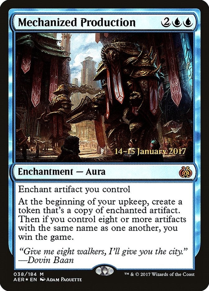 Mechanized Production (38) [PRE] - MTG Single