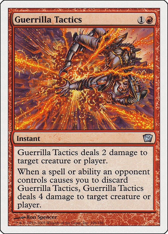 Guerrilla Tactics (196) [9ED] - MTG Single