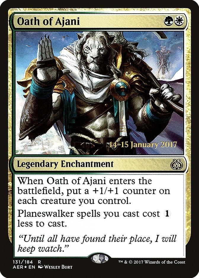 Oath of Ajani (131) [PRE] - MTG Single