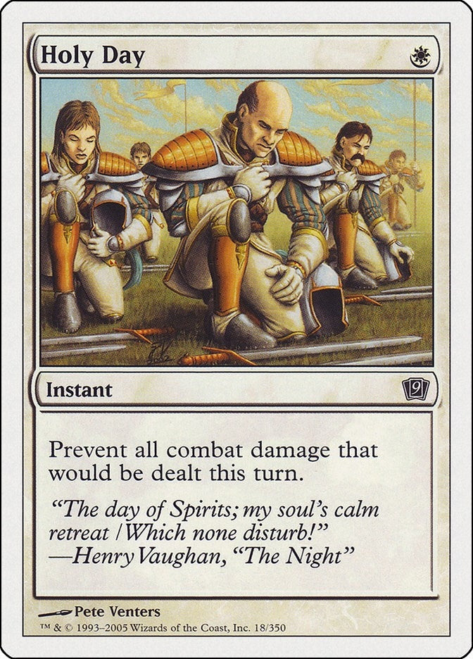 Holy Day (18) [9ED] - MTG Single