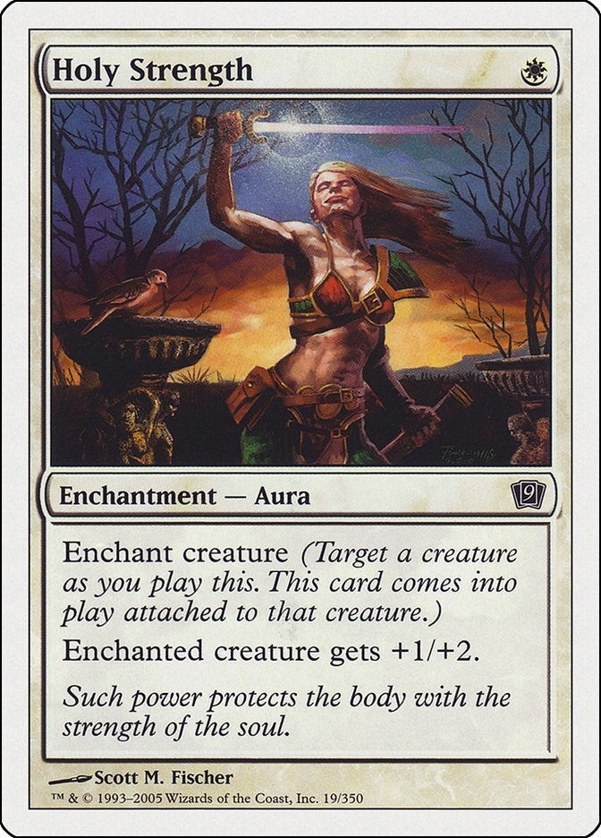 Holy Strength (19) [9ED] - MTG Single