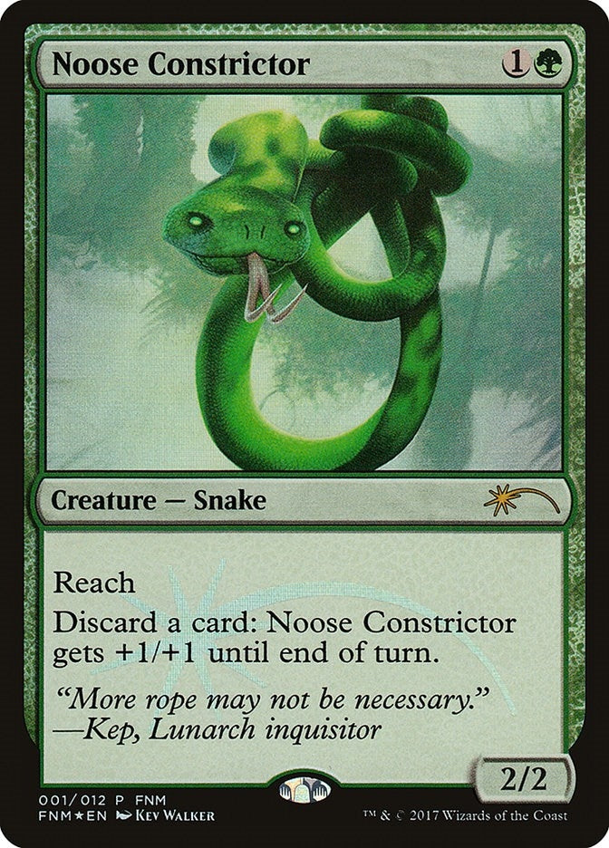 Noose Constrictor (1) [FNM] - MTG Single