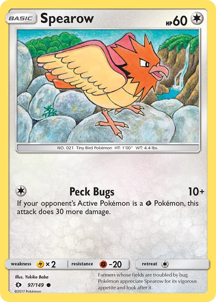 Image for Spearow (97/149) (SM Base Set) - Pokemon