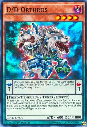 D/D Orthros (4) (SDPD) - YuGiOh Single