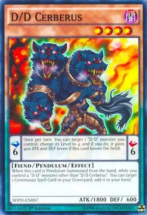 D/D Cerberus (7) (SDPD) - YuGiOh Single
