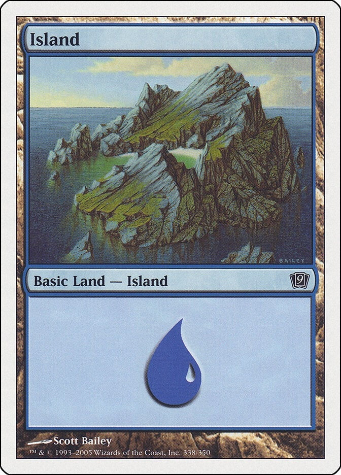 Island (338) (338) [9ED] - MTG Single