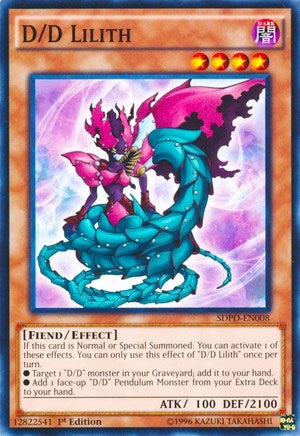 D/D Lilith (8) (SDPD) - YuGiOh Single