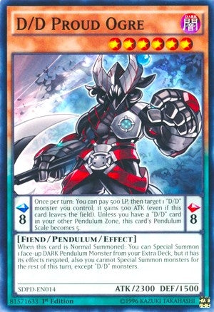 D/D Proud Ogre (14) (SDPD) - YuGiOh Single