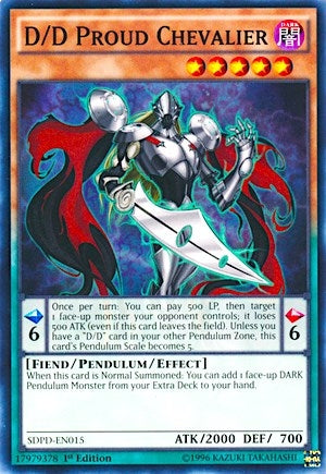 D/D Proud Chevalier (15) (SDPD) - YuGiOh Single