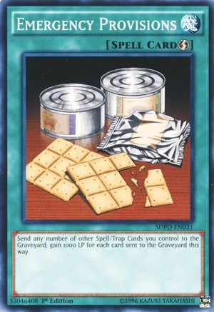 Emergency Provisions (31) (SDPD) - YuGiOh Single