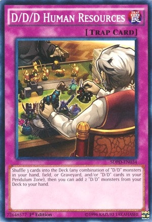 D/D/D Human Resources (34) (SDPD) - YuGiOh Single