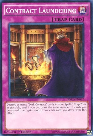 Contract Laundering (37) (SDPD) - YuGiOh Single
