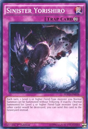 Sinister Yorishiro (38) (SDPD) - YuGiOh Single
