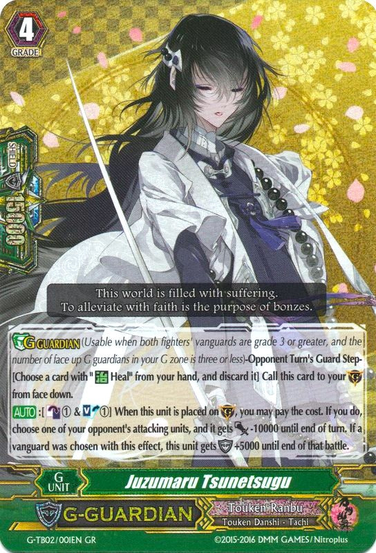 Juzumaru Tsunetsugu (2001) [G-TB02] - Cardfight Vanguard Single