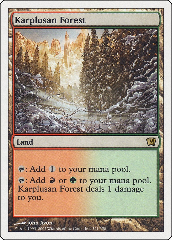 Karplusan Forest (321) [9ED] - MTG Single