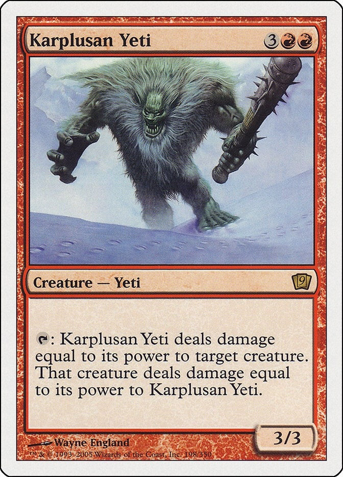 Karplusan Yeti (198) [9ED] - MTG Single