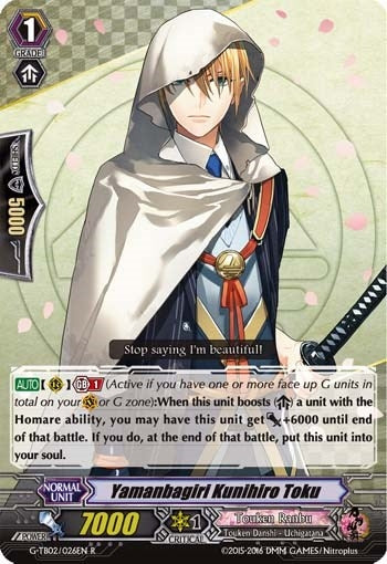 Yamanbagiri Kunihiro Toku (2026) [G-TB02] - Cardfight Vanguard Single