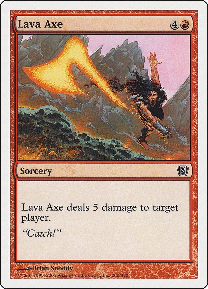 Lava Axe (200) [9ED] - MTG Single