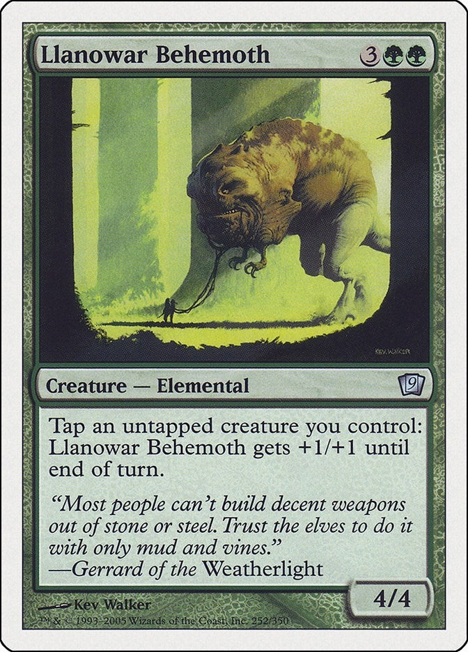 Llanowar Behemoth (252) [9ED] - MTG Single