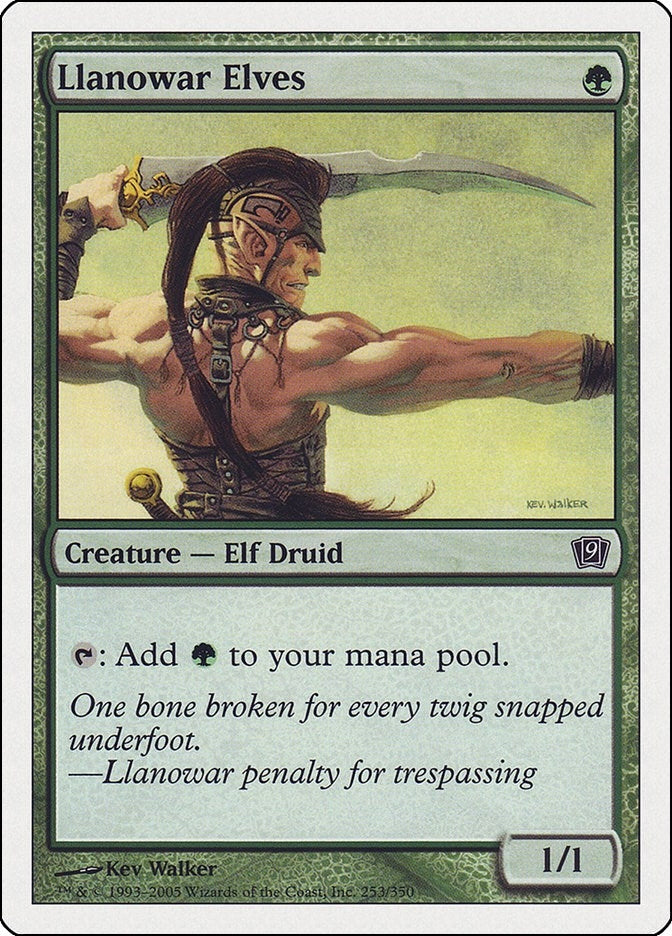 Llanowar Elves (253) [9ED] - MTG Single