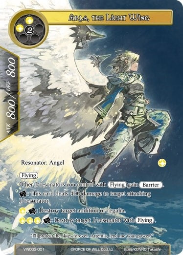 Arla the Light Wing (3001) [VIN003] - Force of Will Single
