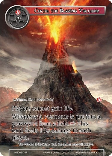 Certo the Blazing Volcano (3022) [VIN003] - Force of Will Single
