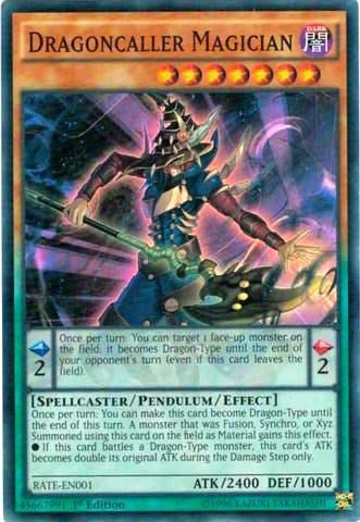 Dragoncaller Magician (1) (RATE) - YuGiOh Single
